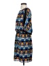Jessica Simpson 100% Polyester Print Blue Casual Dress Size S - photo 5