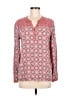 Red Camel 100% Rayon Pink Long Sleeve Blouse Size M - photo 1