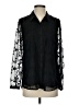 Daniel Rainn 100% Polyester Black Long Sleeve Blouse Size S - photo 1