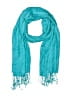 Isa 100% Rayon Teal Blue Scarf One size - photo 1
