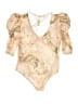 Assorted Brands Gold Bodysuit Size S - photo 1