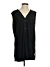 Coin Black Sleeveless Button-Down Shirt Size S - photo 1