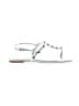 Katy Perry White Silver Sandals Size 8 - photo 1