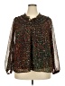 Maurices Tweed Brown Long Sleeve Blouse Size XXL - photo 1