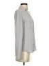 Express 100% Polyester Gray Long Sleeve Blouse Size XS - photo 4