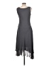SLNY 100% Polyester Gray Cocktail Dress Size 10 - photo 2