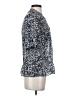Ann Taylor LOFT 100% Polyester Animal Print Silver Short Sleeve Blouse Size S - photo 4