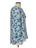 dalia 100% Polyester Blue 3/4 Sleeve Blouse Size L - photo 4
