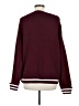 Zara Color Block Burgundy Pullover Sweater Size M - photo 2