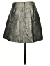 Madewell Metallic Silver Formal Skirt Size 2 - photo 2