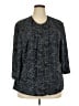 Alex Evenings Paisley Blue Blazer Size 3X - photo 1