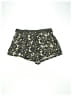 Vanilla Star 100% Rayon Floral Black Green Shorts Size XXL - photo 1