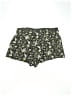Vanilla Star 100% Rayon Floral Black Green Shorts Size XXL - photo 2