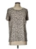 MTS Animal Print Tan Short Sleeve T-Shirt Size L - photo 1
