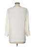 Express 100% Polyester Ivory 3/4 Sleeve Blouse Size L - photo 2