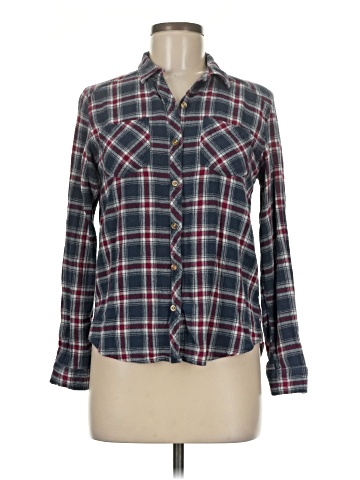 Passport Long Sleeve Button-Down Shirt (view 1)