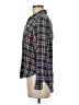 Passport 100% Cotton Plaid Blue Long Sleeve Button-Down Shirt Size M - photo 5
