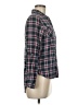 Passport 100% Cotton Plaid Blue Long Sleeve Button-Down Shirt Size M - photo 4
