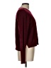 Gibson Latimer Color Block Burgundy Pullover Sweater Size L - photo 4