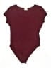 Dee Elly Burgundy Bodysuit Size L - photo 1