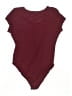 Dee Elly Burgundy Bodysuit Size L - photo 2