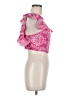 Unbranded 100% Polyester Pink Short Sleeve Top Size M - photo 4