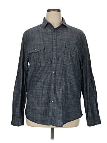 Alfani Long Sleeve Button-Down Shirt (view 1)