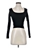 OQQ Black Long Sleeve Top Size S - photo 1