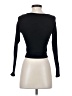 OQQ Black Long Sleeve Top Size S - photo 2