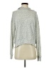 Olivaceous Animal Print Silver Pullover Sweater Size S - photo 1