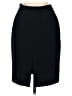 Giorgio Armani 100% Virgin Wool Solid Black Wool Skirt Size EU 40 / US 10 - photo 2