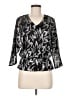 MSK Black 3/4 Sleeve Blouse Size M (petite) - photo 1