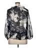 Lane Bryant 100% Polyester Black 3/4 Sleeve Blouse Size 14 - 16 Plus - photo 2