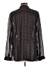 Caslon Plaid Black Long Sleeve Button-Down Shirt Size L - photo 2