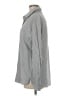 Diosun Stripes Gray Black Long Sleeve Button-Down Shirt Size M - photo 5