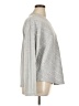 Keren Hart Chevron-herringbone Silver Pullover Sweater Size XL - photo 4