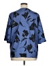 Assorted Brands 100% Polyester Blue 3/4 Sleeve Blouse Size XL - photo 2