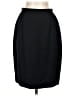 Carlisle 100% Wool Solid Black Wool Skirt Size 4 - photo 1