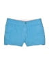 Lilly Pulitzer 100% Cotton Solid Blue Shorts Size 00 - photo 1