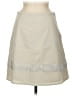 Sinclaire Solid Tan Casual Skirt Size 6 - photo 1