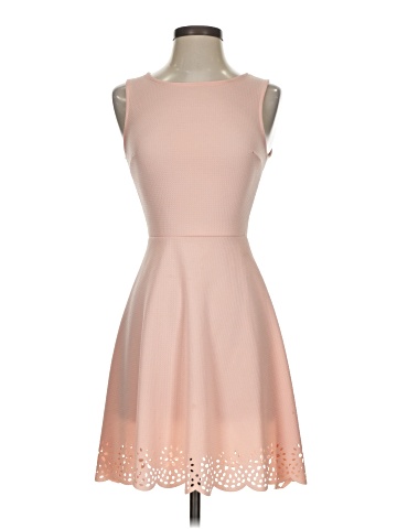 Peach Royal Cocktail Dress (view 1)