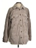 Thread & Supply 100% Polyester Brown Gray Coat Size S - photo 1