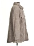 Thread & Supply 100% Polyester Brown Gray Coat Size S - photo 4