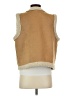 Coco + Carmen 100% Polyester Tan Faux Fur Vest Size S - photo 2