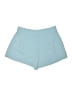 Shein 100% Polyester Solid Blue Shorts Size 8 - 10 - photo 2