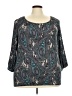 Dana Buchman Teal 3/4 Sleeve Blouse Size XXL - photo 1
