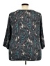 Dana Buchman Teal 3/4 Sleeve Blouse Size XXL - photo 2