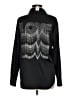 Moving Forward Designs Solid Black Long Sleeve Blouse Size M - photo 2