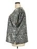 Cathy Daniels Animal Print Silver Short Sleeve Blouse Size 2X - photo 5