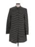 Anne Klein Houndstooth Black Coat Size 12 - photo 1